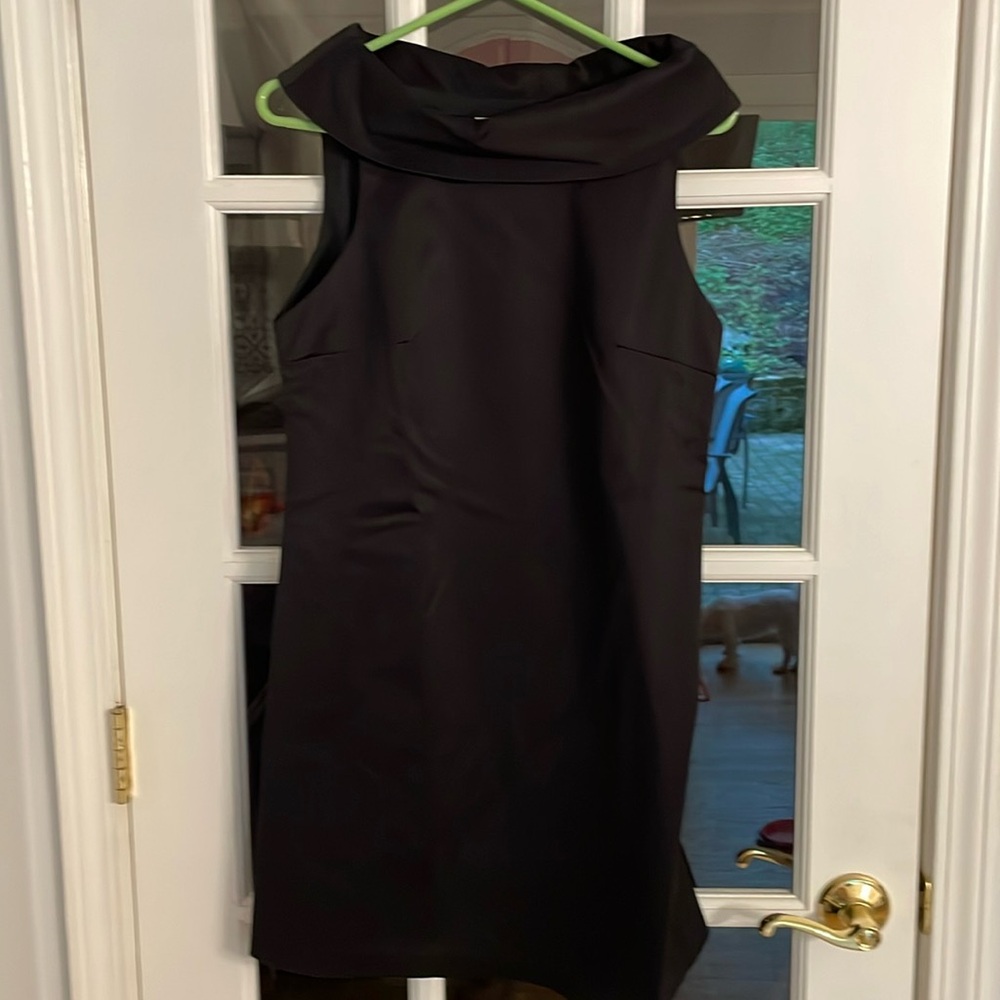 Vintage Milly little black cocktail dress size 8 brushed cotton